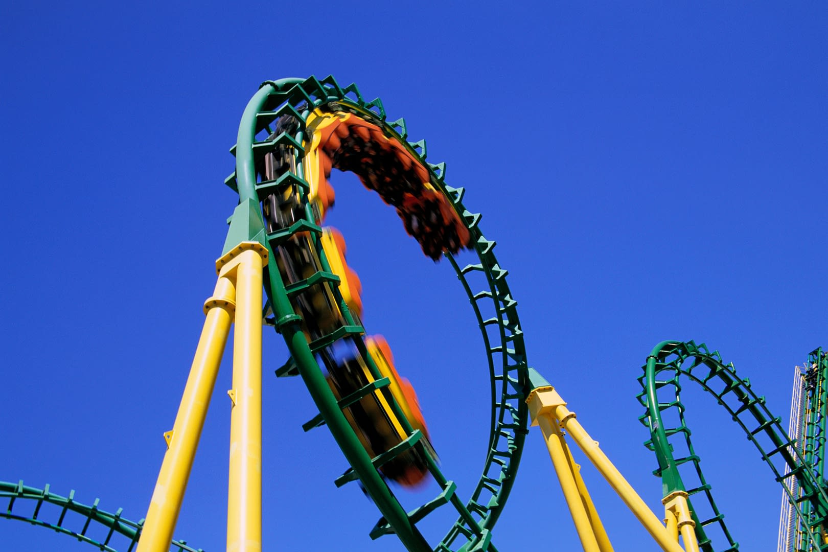 Spiraling Roller Coaster