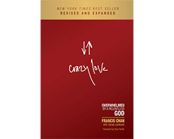 This is the cover for a great Christian book for women called Crazy Love.