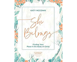 This is the book cover for She Belongs, our top recommendation for Bible studies for women.