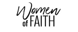 The logo for Women of Faith, which hosts a course for women who want to step toward their God-given calling.