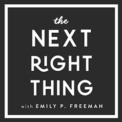 The Next Right Thing podcast cover