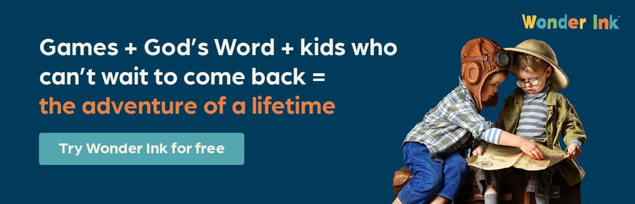 Games + God’s Word + kids who can’t wait to come back = the adventure of a lifetime. Try Wonder Ink for free.