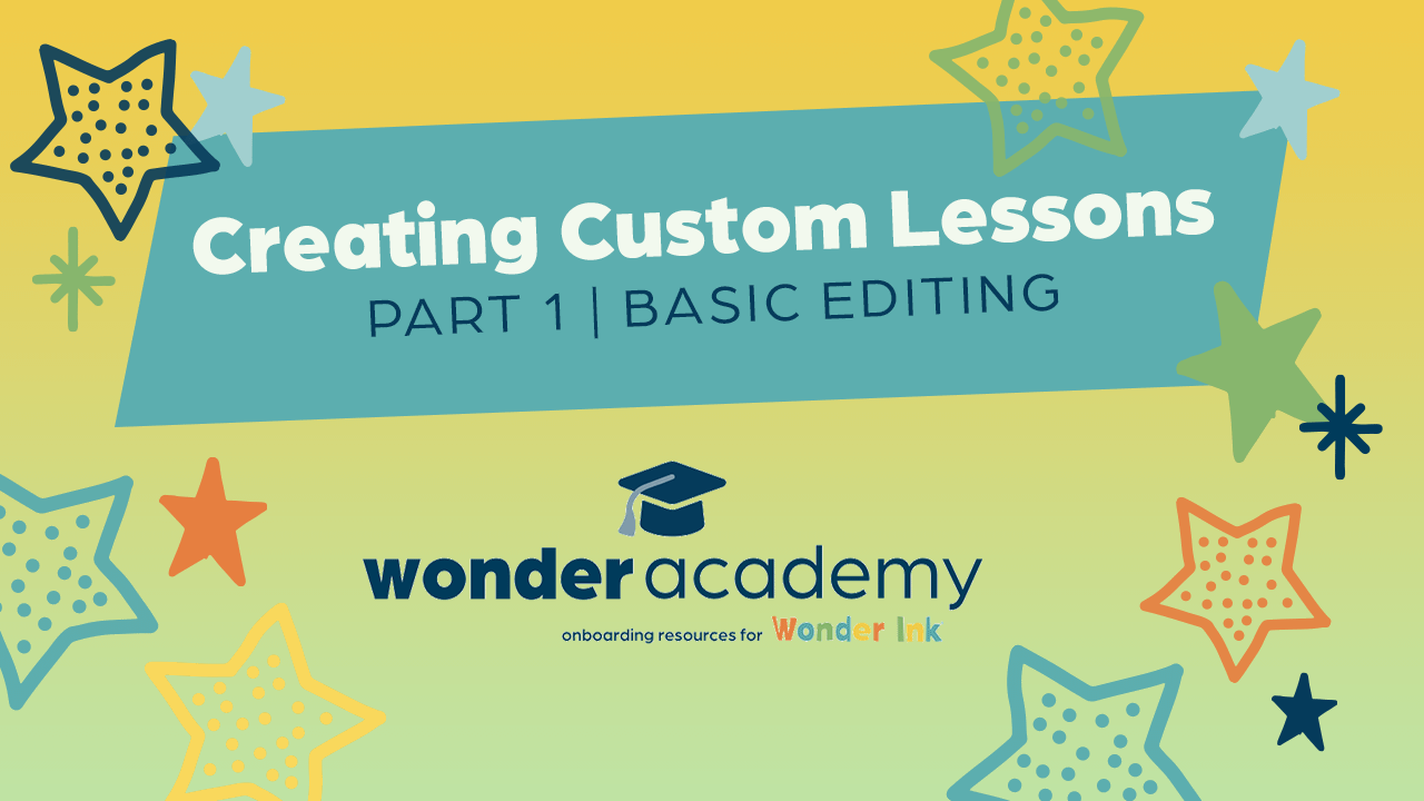 Create a Custom Lesson