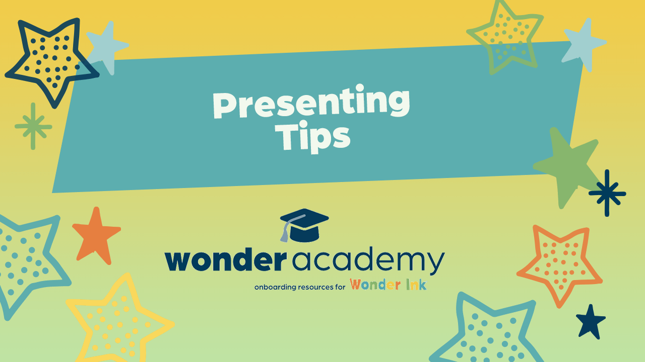 Presenting Tips